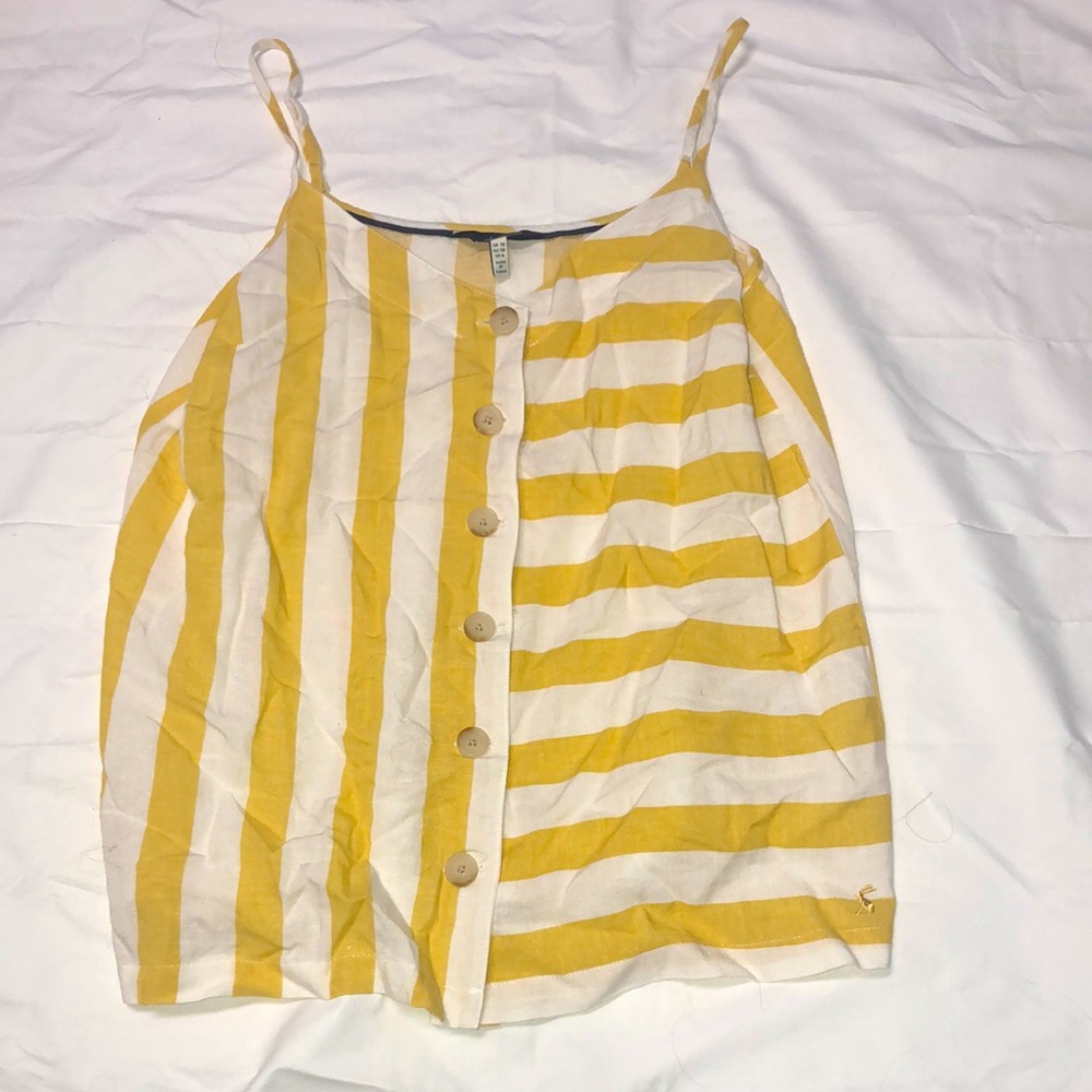 Yellow and white Tanktop - Joules